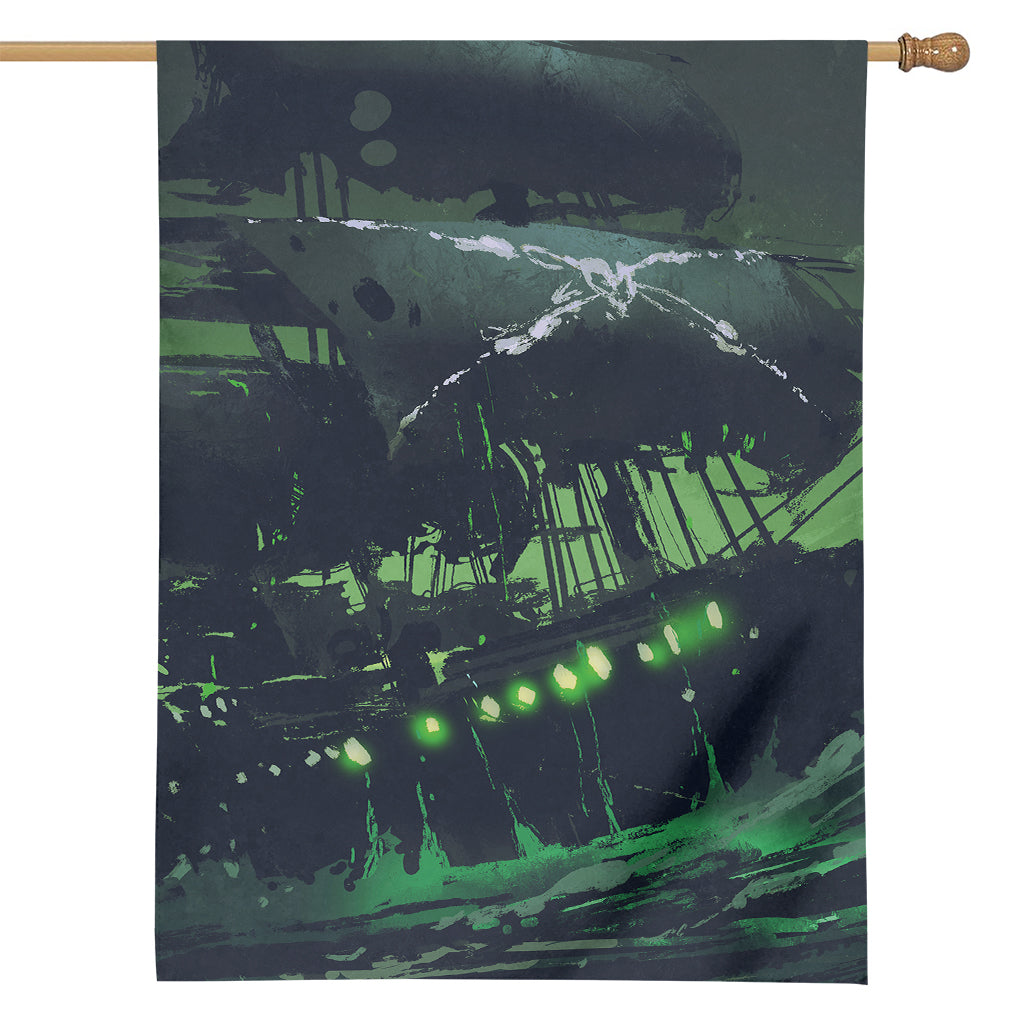 Flying Dutchman Ghost Pirate Ship Print House Flag