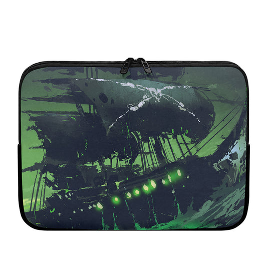 Flying Dutchman Ghost Pirate Ship Print Laptop Sleeve