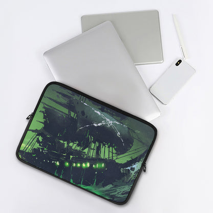 Flying Dutchman Ghost Pirate Ship Print Laptop Sleeve