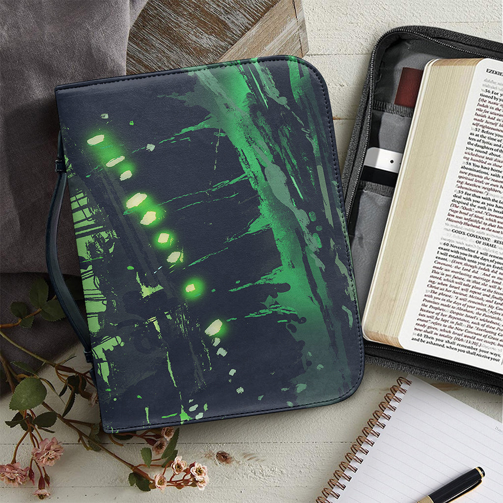 Flying Dutchman Ghost Pirate Ship Print Leather Bible Cover