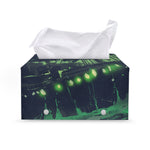 Flying Dutchman Ghost Pirate Ship Print Leather Tissue Box Cover