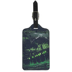 Flying Dutchman Ghost Pirate Ship Print Luggage Tag