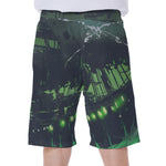 Flying Dutchman Ghost Pirate Ship Print Men's Beach Shorts