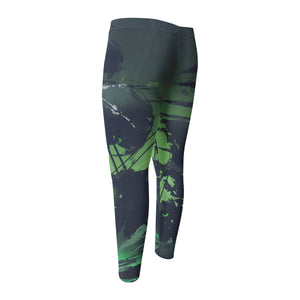 Flying Dutchman Ghost Pirate Ship Print Men's Compression Pants