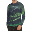 Flying Dutchman Ghost Pirate Ship Print Men's Long Sleeve Rash Guard