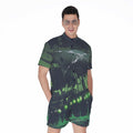 Flying Dutchman Ghost Pirate Ship Print Men's Romper