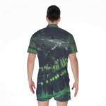 Flying Dutchman Ghost Pirate Ship Print Men's Rompers
