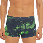 Flying Dutchman Ghost Pirate Ship Print Men's Short Boxer Briefs