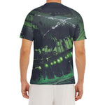 Flying Dutchman Ghost Pirate Ship Print Men's Short Sleeve Rash Guard