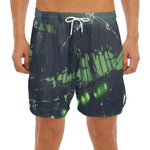 Flying Dutchman Ghost Pirate Ship Print Men's Split Running Shorts