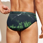 Flying Dutchman Ghost Pirate Ship Print Men's Swim Briefs