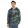 Flying Dutchman Ghost Pirate Ship Print Men's Velvet Pullover Hoodie