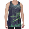 Flying Dutchman Ghost Pirate Ship Print Men's Velvet Tank Top