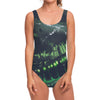 Flying Dutchman Ghost Pirate Ship Print One Piece Swimsuit