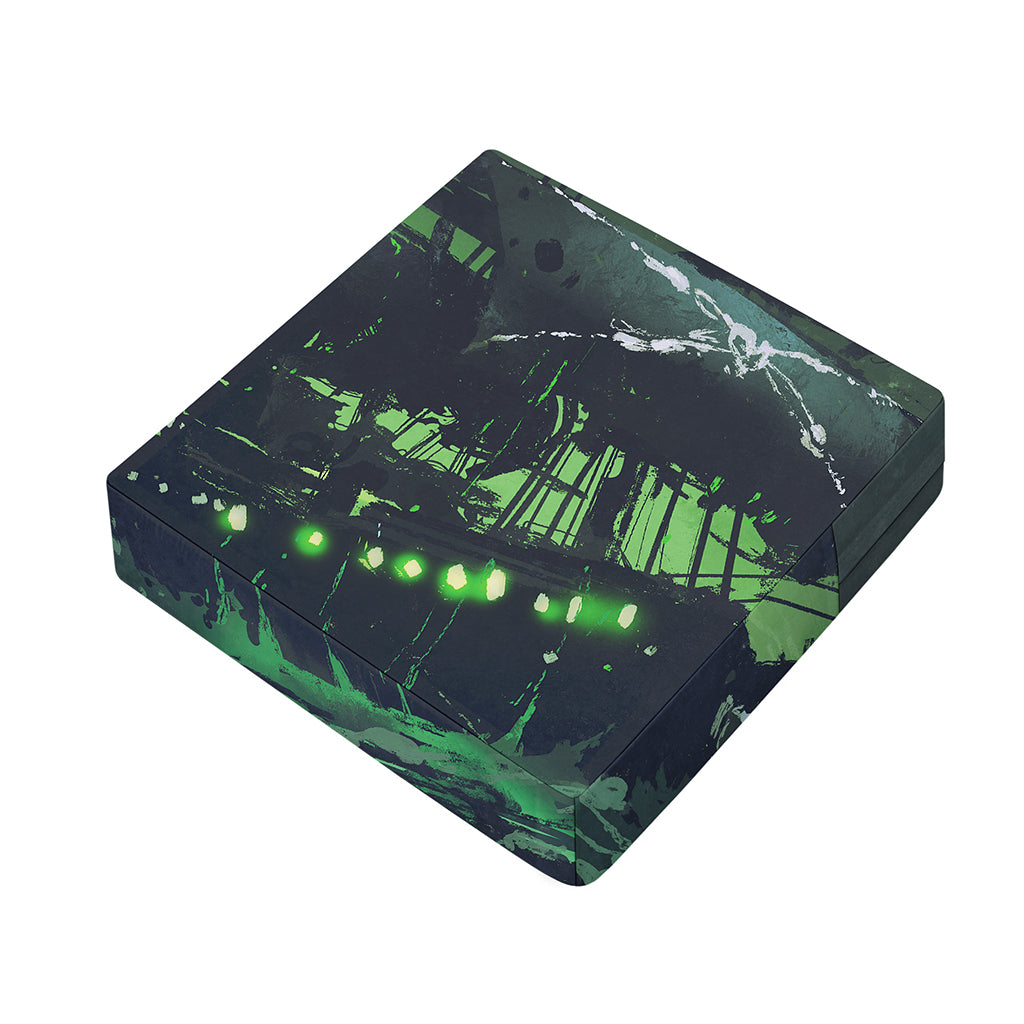 Flying Dutchman Ghost Pirate Ship Print Outdoor Seat Cushion Cover