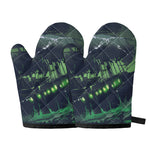 Flying Dutchman Ghost Pirate Ship Print Oven Mitts