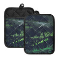 Flying Dutchman Ghost Pirate Ship Print Pot Holders With Pocket