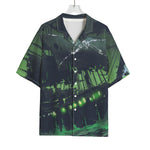 Flying Dutchman Ghost Pirate Ship Print Rayon Hawaiian Shirt