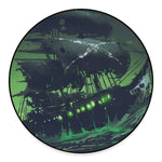 Flying Dutchman Ghost Pirate Ship Print Round Floor Mat