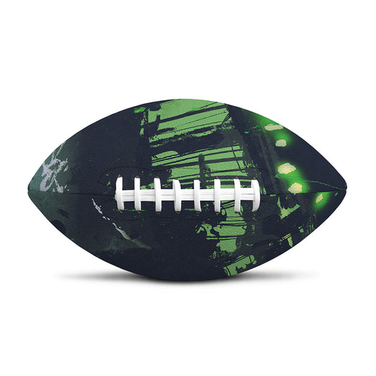 Flying Dutchman Ghost Pirate Ship Print Rugby Ball