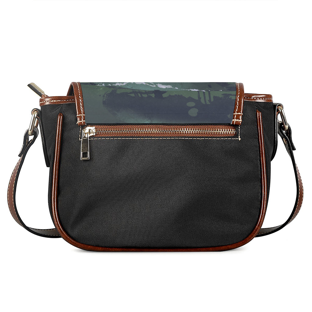 Flying Dutchman Ghost Pirate Ship Print Saddle Bag