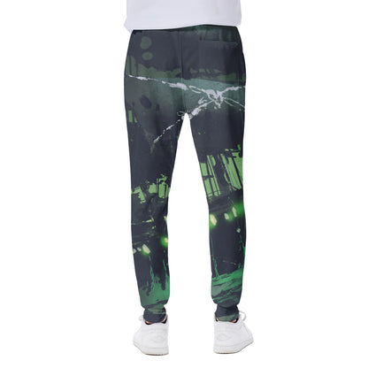Flying Dutchman Ghost Pirate Ship Print Scuba Joggers
