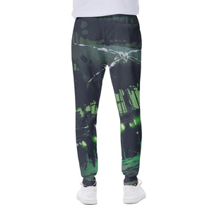 Flying Dutchman Ghost Pirate Ship Print Scuba Joggers