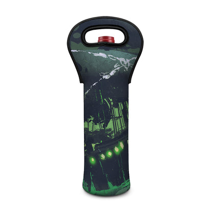Flying Dutchman Ghost Pirate Ship Print Single Neoprene Wine Tote