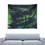 Flying Dutchman Ghost Pirate Ship Print Tapestry