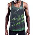 Flying Dutchman Ghost Pirate Ship Print Men's Workout Tank Top
