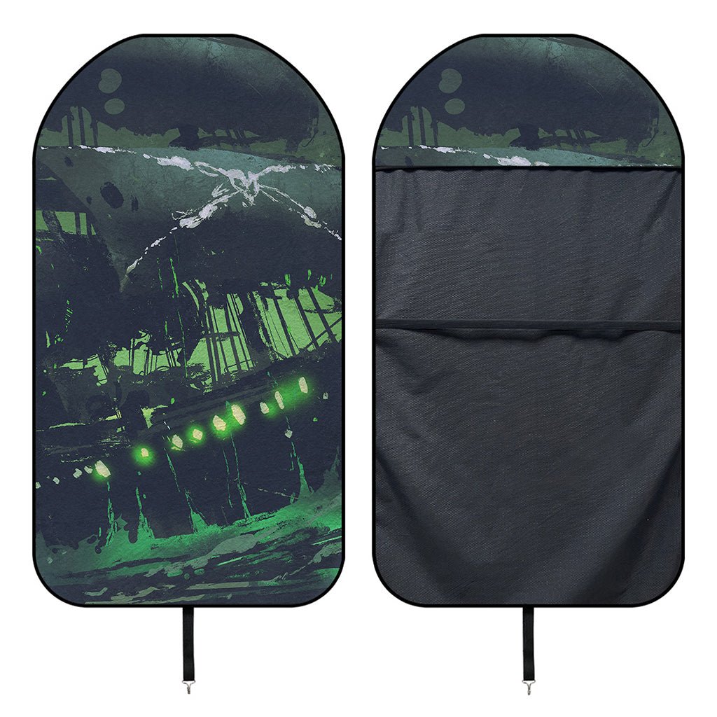 Flying Dutchman Ghost Pirate Ship Print Waterproof Car Seat Cover