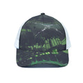 Flying Dutchman Ghost Pirate Ship Print White Mesh Trucker Hat
