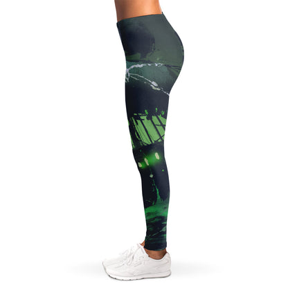 Flying Dutchman Ghost Pirate Ship Print Women's Leggings