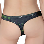 Flying Dutchman Ghost Pirate Ship Print Women's Thong