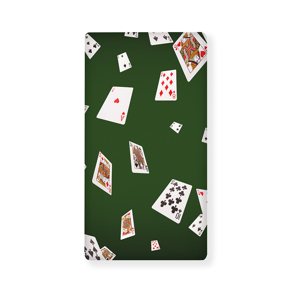Flying Poker Cards Print Baby Crib Sheet