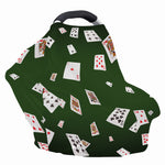 Flying Poker Cards Print Baby Seat Cover