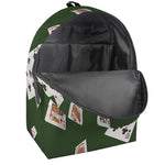 Flying Poker Cards Print Backpack