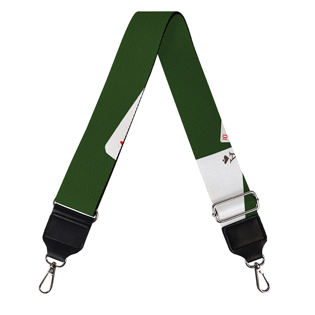 Flying Poker Cards Print Bag Strap