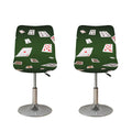Flying Poker Cards Print Bar Stool Covers
