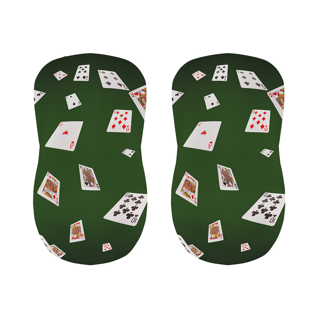 Flying Poker Cards Print Bar Stool Covers