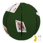 Flying Poker Cards Print Basketball