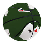 Flying Poker Cards Print Basketball