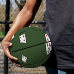 Flying Poker Cards Print Basketball
