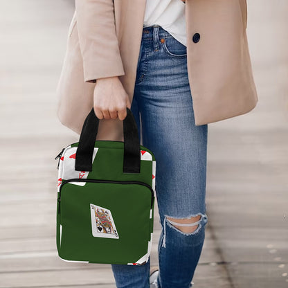 Flying Poker Cards Print Bible Tote Bag