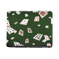 Flying Poker Cards Print Bifold Wallet