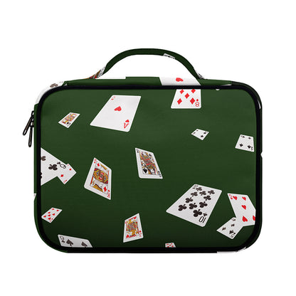Flying Poker Cards Print Briefcase Bible Bag