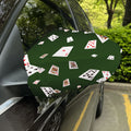 Flying Poker Cards Print Car Side Mirror Covers
