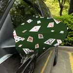 Flying Poker Cards Print Car Side Mirror Covers