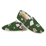 Flying Poker Cards Print Casual Shoes