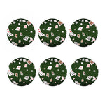 Flying Poker Cards Print Coaster Set